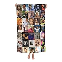 Olivia Music Newton Singer John Collage Beach Towel Quick Dry Towels for Travel Pool Swimming Camping Bathroom 32x52 Inches