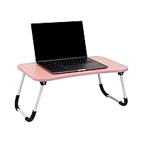 Mind Reader Lap Desk Laptop Stand, Bed Tray, Folding Legs, Couch Table, Portable, MDF, 23.25