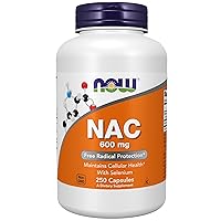 Supplements, NAC (N-Acetyl Cysteine) 600 mg with Selenium & Molybdenum, 250 Veg Capsules