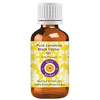 Deve Herbes Pure Jamaican Black Castor Oil (Ricinus communis) Infused 100ml (3.38 oz)