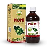 Noni Virgin Juice, 16.23 Fl Oz (480ml), Pure and Natural Ayurvedic Juice for Health and Wellness