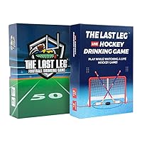 Beer Pressure The Last Leg Live Football Drinking Game + The Last Leg Live Hockey Drinking Game Bundle