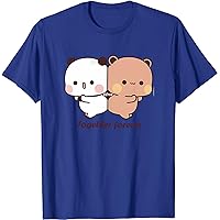 Kawaii Panda Bear Hug Bubu and Dudu Together Forever Valentines Days Funny Gift Unisex T-Shirt