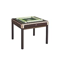 4-Legs Automatic Mahjong Table with Wheels and 4 Drawers Chinese Style Filipino Style Comes 2 Sets of 44mm Large Tiles and 1 Table Dust Cloth