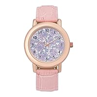 Bohemian Indian Mandala PU Leather Strap Watch Wristwatches Dress Watch for Women