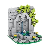 255Pcs Medieval Fountain Building Block Set.The Set is a Great Way to Encourage Your Child's Imagination and Creativity.