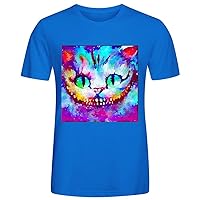 Cheshire Cat Jl9 T Shirts For Men Blue