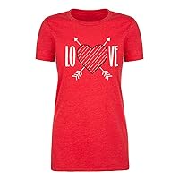 Woman's Valentine's Day T-Shirts, Woman's Crew Neck Shirts, Valentines Shirts - Love