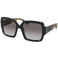 Prada PR 21XS Women's Sunglasses Black/Grey Gradient 54