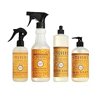 Variety, 1 Mrs. Meyer's Room Freshener, 8 OZ, 1 Mrs. Meyer's Liquid Dish Soap, 16 OZ, 1 Liquid Hand Soap,12.5 OZ, 1 Multi-Surface Cleaner 16 OZ, 1 CT (Orange Clove)