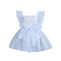 2X Dress Baby Girl Clothes Heart Print Mesh Tutu Short Sleeve Romper Dress Headband Outfit Plaid Dress for Big Girls