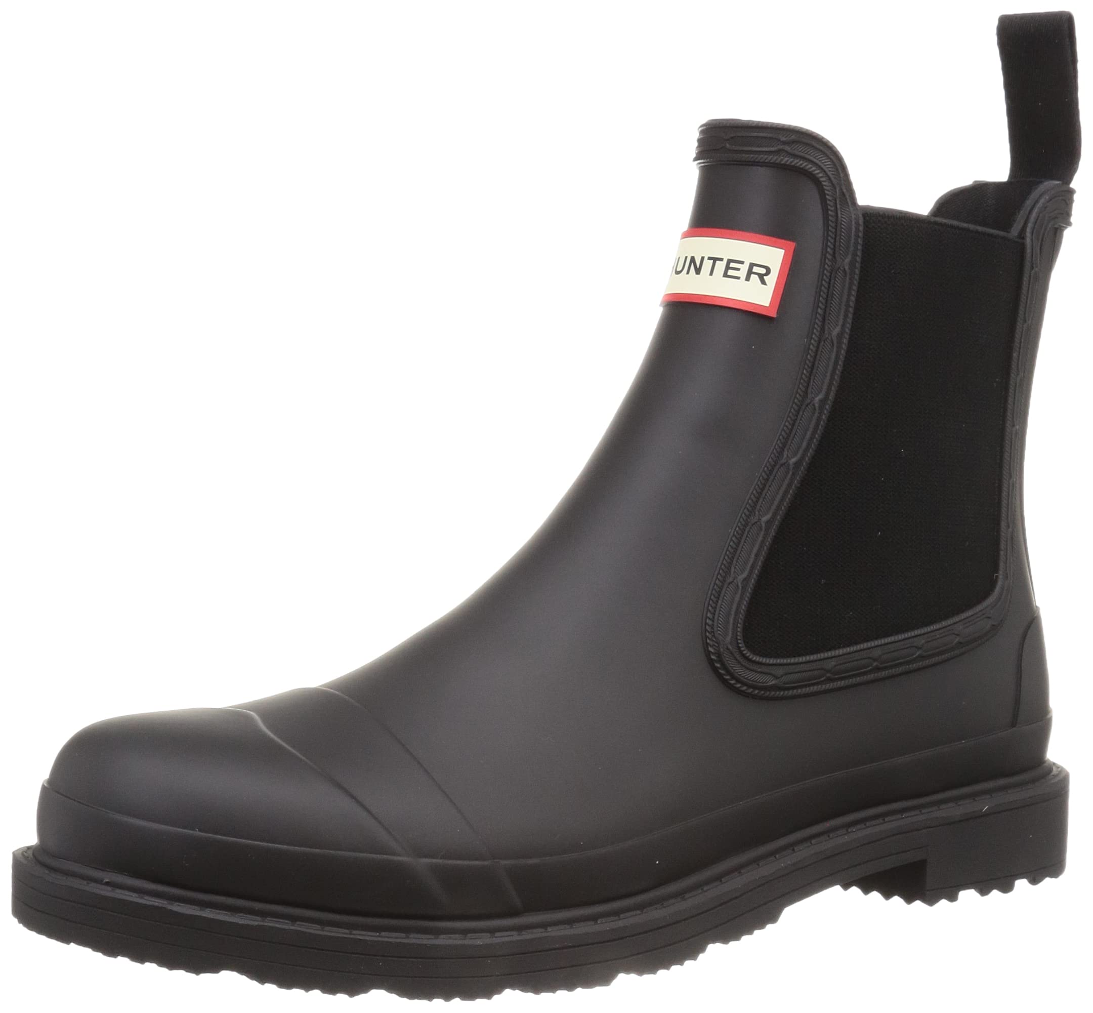 Hunter Commando Chelsea Boot for Men - Waterproof, Matte Finish, and Rubber Outsole Shoes