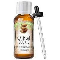 Good Essential – Professional Oatmeal Cookie Fragrance Oil 30ml for Diffuser, Candles, Soaps, Lotions, Perfume 1 fl oz