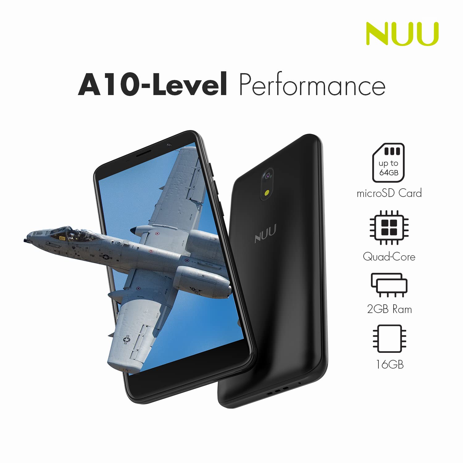 NUU A10L | Unlocked 4G LTE Smartphone | 5.5