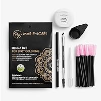 Marie-José & Co Pro Henna Dye Kit: Vibrant Spot Coloring, 5 Stunning Colors, Essential Accessories Included