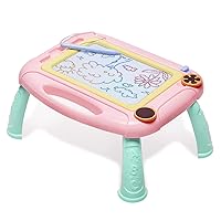 Matesy Toddler Toys for 1-2 Year Old Girls Gifts, Magnetic Drawing Board for Kids Girls Age 1 2 3 Year Old Girl Birthday Gifts, Doodle Board Drawing Pad for Toddler Girls Toys Age 1-2-4