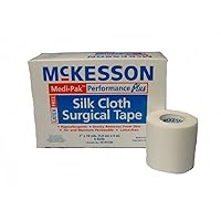 Medi-Pak Performance Plus Hypoallergenic Non-Sterile Silk Surgical Tape 2 Inch X 10 Yards - Box of 6