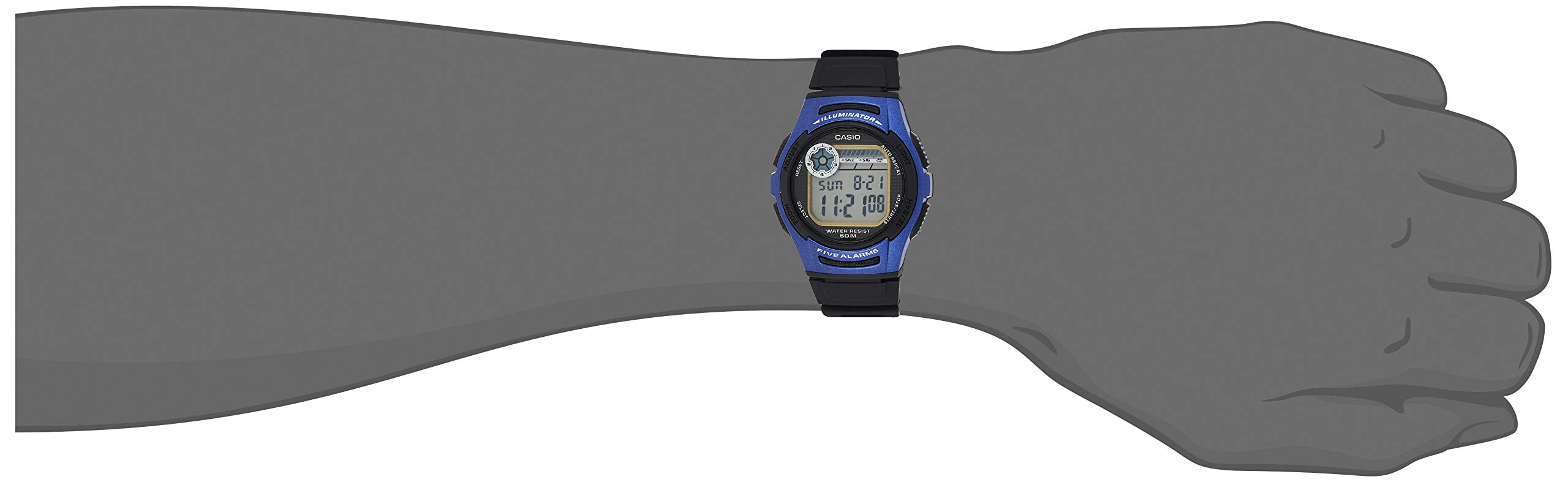 Casio Men's W213-2AVCF Water Resistant Sport Watch