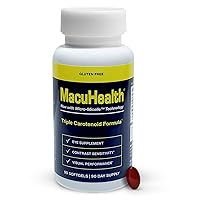 Macuhealth Triple Carotenoid Formula for Adults (90 Softgels, 3 Month Supply)