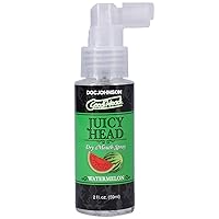 Doc Johnson GoodHead - Juicy Head - Dry Mouth Spray - Instantly Moisturize Your Mouth - Watermelon - 2 fl. oz.(59 ml)