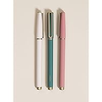 U Brands Soft Touch Catalina Felt Tip Pen - Soft Dye, Medium Point, Black Ink, 3/Pack (3964U04-24)