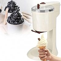 Home DIY Soft Serve Ice Cream Maker, 20W Detachable Portable Cone Maker, for Cones, Sundaes, Banana Splits, Snow Cups, Ice Cream Balls