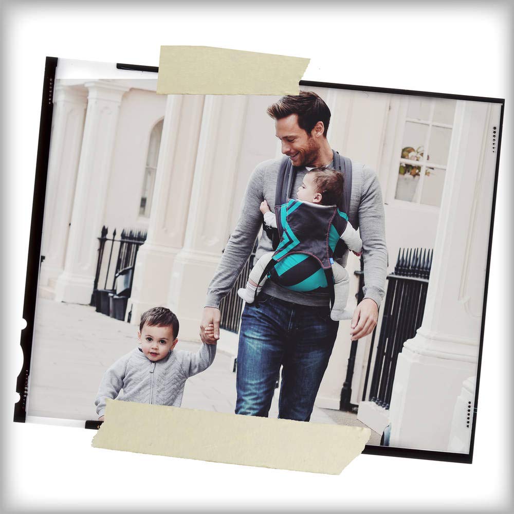 Diono We Made Me Venture+ 2-in-1 Toddler Carrier, Front Carry & Back Carry from 18 - 36 months, Bubblegum Charcoal Zigzag