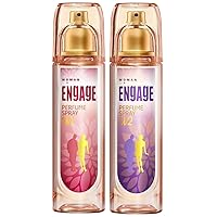 NIMAL W1 Perfume Spray For Women, 120ml And Engage W2 Perfume Spray For Women, 120ml