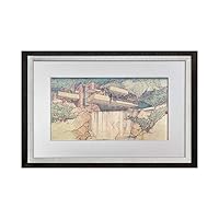 Frank Lloyd WRIGHT Lithograph FALLING WATER Limited Edition w/Frame Included