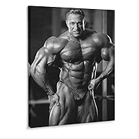 LDUBAYG Bodybuilding Poster Markus Rühl Fitness Inspirational Poster (1) Canvas Poster Bedroom Decor Office Room Decor Gift Frame-style 12x16inch(30x40cm)