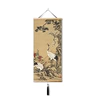 EAPEY Chinese Scroll Art Feng Shui japanese scroll art Decorations for Living Room