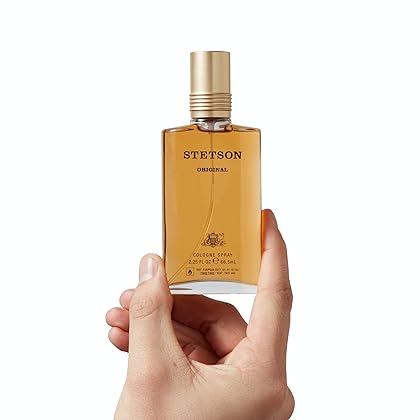 Stetson Original by Scent Beauty - Cologne for Men - Classic, Woody and Masculine Aroma with Fragrance Notes of Citrus, Patchouli, and Tonka Bean - 2.25 Fl Oz