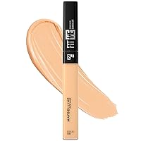 New York Fit Me Liquid Concealer Makeup, Natural Coverage, Lightweight, Conceals, Covers Oil-Free, Sand, 1 Count (Packaging May Vary)