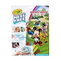 Crayola Color Wonder Mickey Mouse Clubhouse, Mess Free Coloring Pages & Markers, Gift for Kids, Age 3, 4, 5, 6