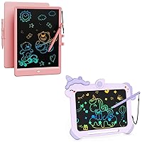 bravokids LCD Writing Tablet 8.5 Inch Toddler Doodle Board, 10 Inch Doodle Board Toys for 3-6 Years Old Girls Boys