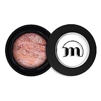 Eyeshadow Moondust - Highly Pigmented Baked Powder - Intense Shiny Finish - Firm, Bright Color And Shine - Black Or Pastel Undertone - Pink Platinum - 0.06 Oz