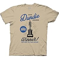 Ripple Junction The Office Men's Short Sleeve T-Shirt Dundie Award Winner Hottest Dunder Mifflin TV Show Officially Licensed