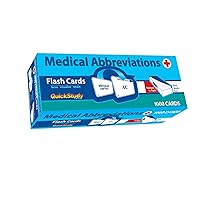 Medical Abbreviations Flash Cards - 1000 cards: a QuickStudy Reference Tool Medical Abbreviations Flash Cards - 1000 cards: a QuickStudy Reference Tool Paperback Cards