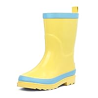 landchief Kids Rain Boots Premium Collection, Waterproof Natural Rubber Boots for Toddlers and Kids