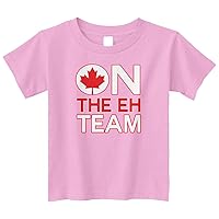 Threadrock Little Boys' On The Eh Team (Canada) Toddler T-Shirt