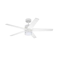 Luminance Kathy Ireland Home Lucere 52 Inch Ceiling Fan, Satin White