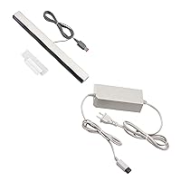 Sensor Bar for Wii and Console Charger for Wii