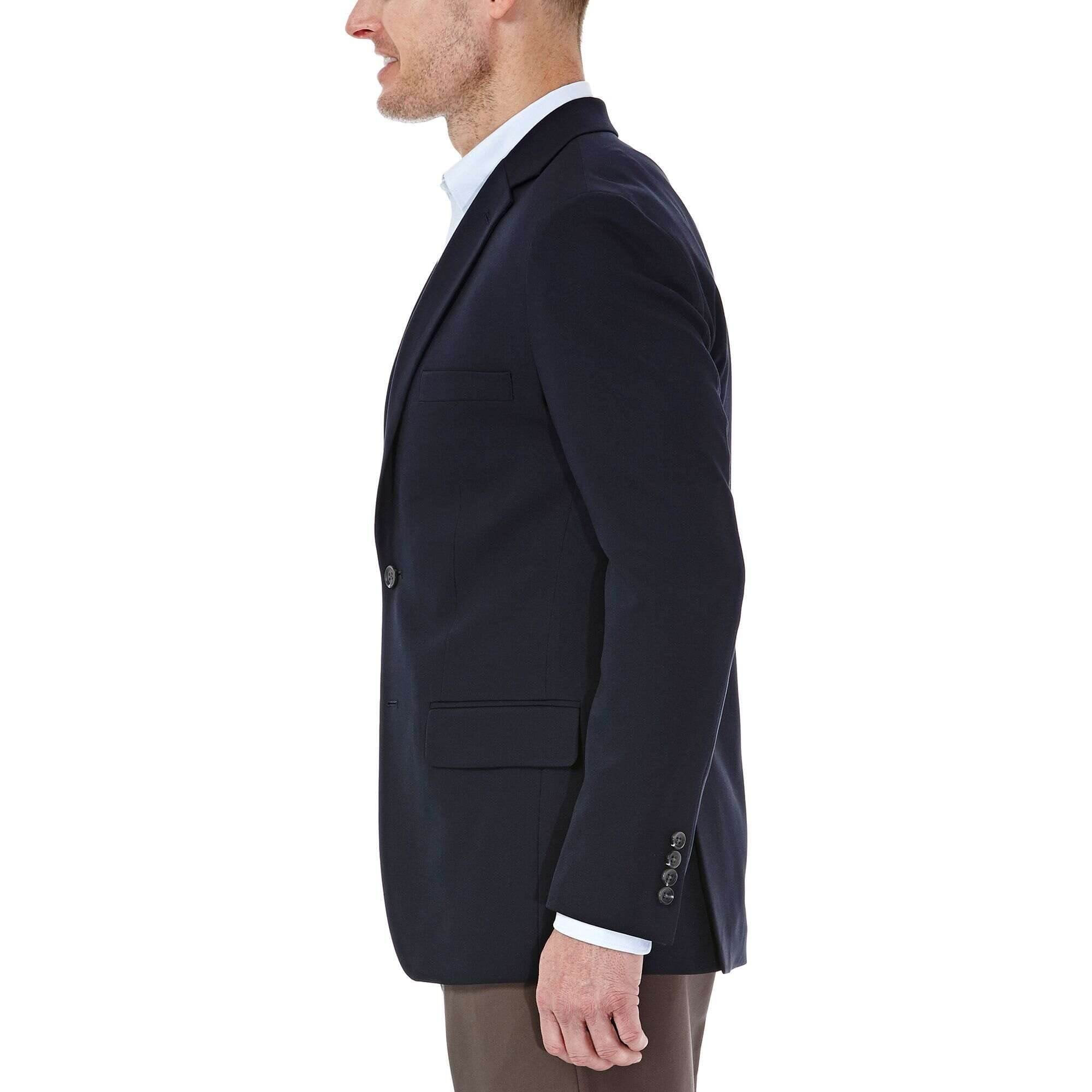 Haggar Clothing Men's Tailored Fit In Motion Blazer