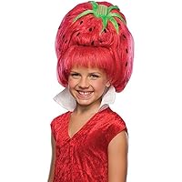 Child's Strawberry Tart Costume Wig