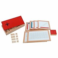 Montessori Kids Toy Baby Wood Addition Working Charts Equations Sums Box Education Toys Preschool Math Training