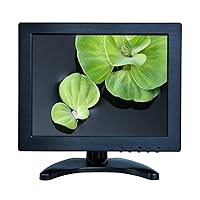 10.4'' inch PC Display 800x600 4:3 Positive Screen VESA Wall-Mounted Desktop POS Ordering Monitor, USB Pluggable U-Disk Video Player, with AV BNC HDMI-in VGA and Built-in Speaker W104PN-531