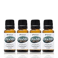 OraMD Original Tooth Oil (4)-Natural Solution for Healthy Teeth & Healthy Gums - Natural Oral Care Solutions - Original Tooth Oil with Essential Oils - Toothpaste & Mouthwash Alternative