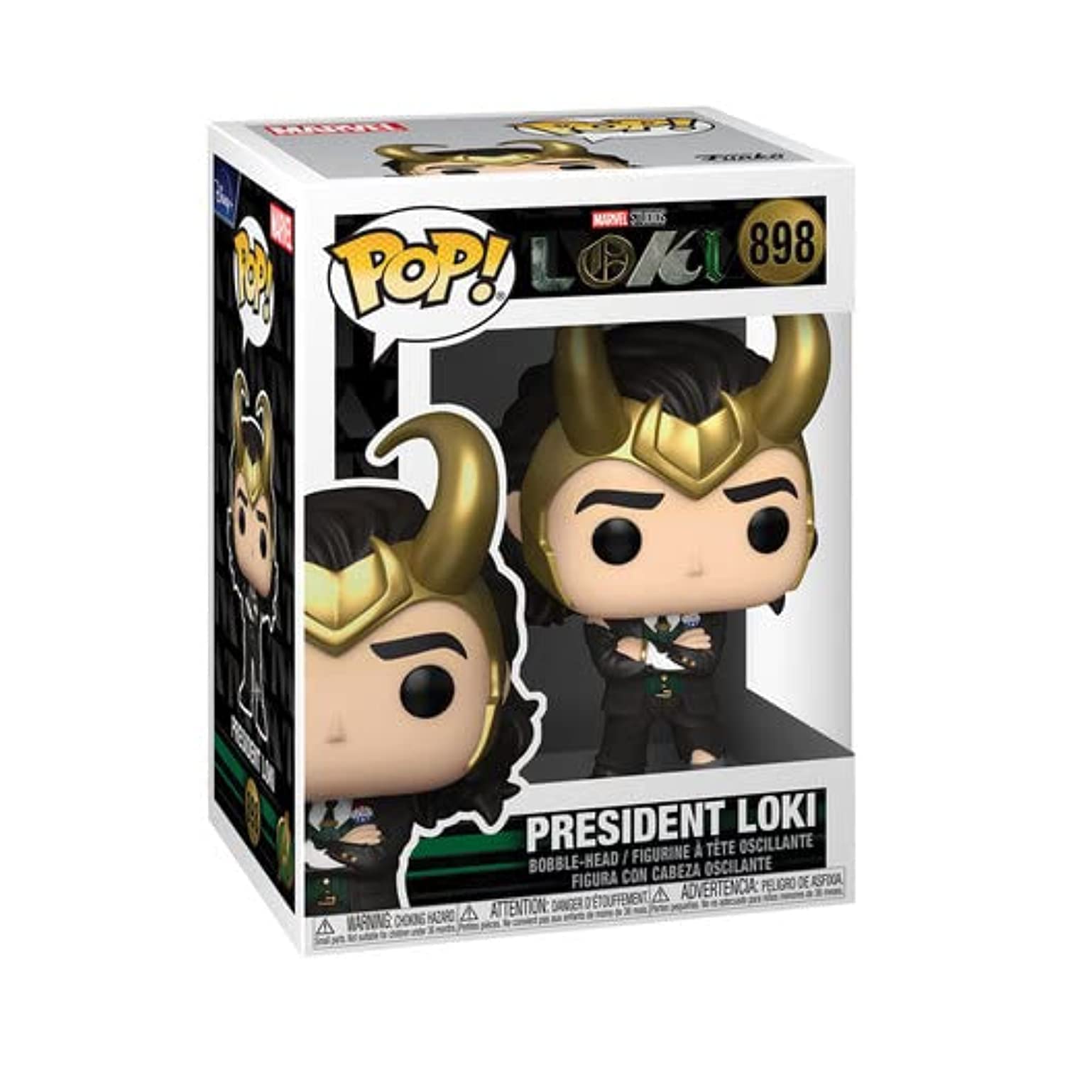 Funko Pop! Marvel: Loki - President Loki Vinyl Bobblehead