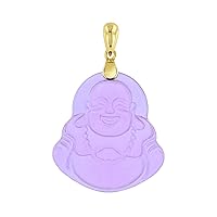 Happy Laughing Buddha Purple Jade Pendant, Genuine Certified Grade A Jadeite Jade Hand Crafted, Buddha Medallion, Buddha charm, Buddha Pendant, Good Luck Purple Jade statue pendant