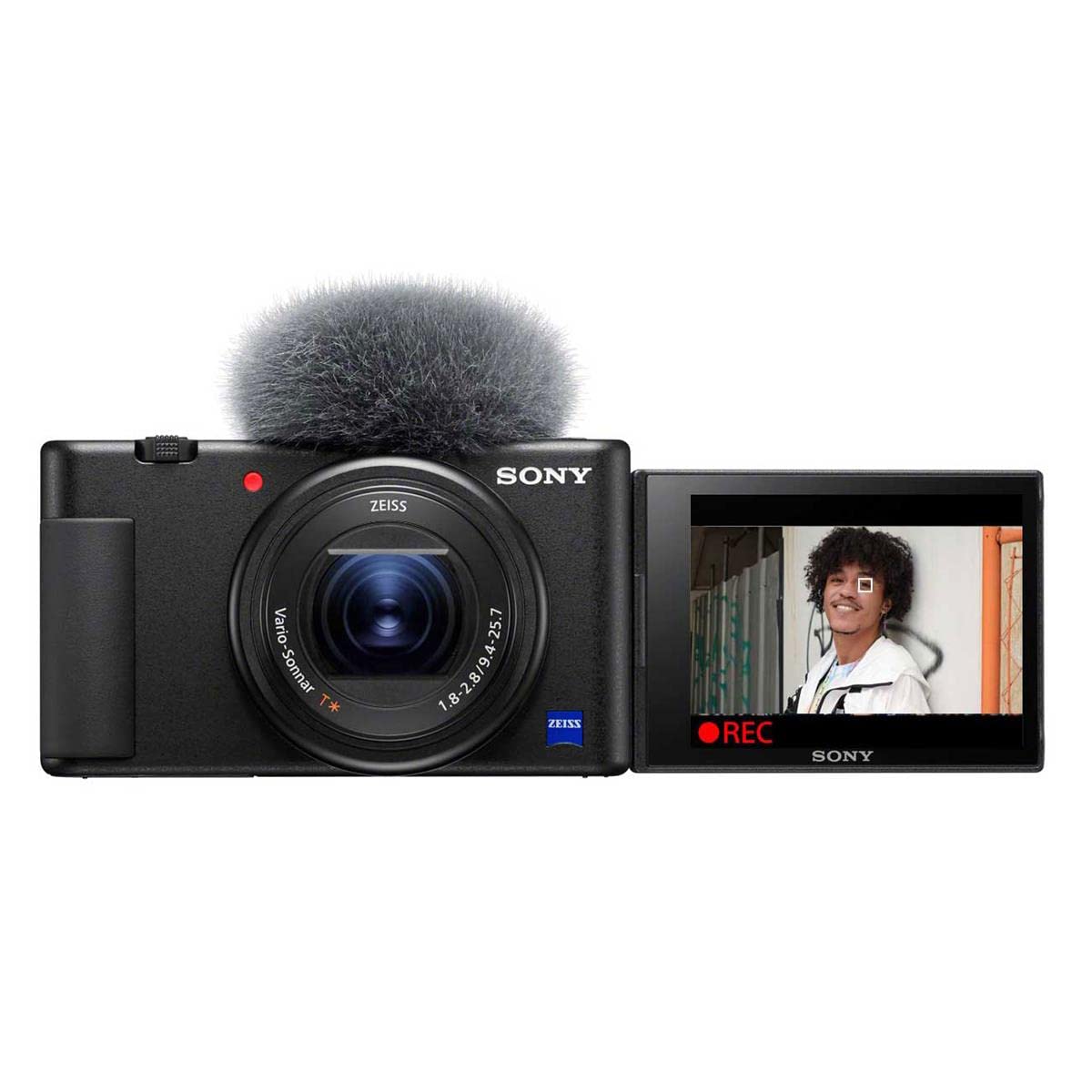 Sony ZV-1 Compact 4K HD Digital Camera, Black Bundle with Shoulder Bag, 32GB SD Card